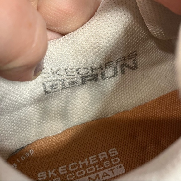 Skechers Go Run consistent white goga mat sneakers size 7 - Picture 3 of 12